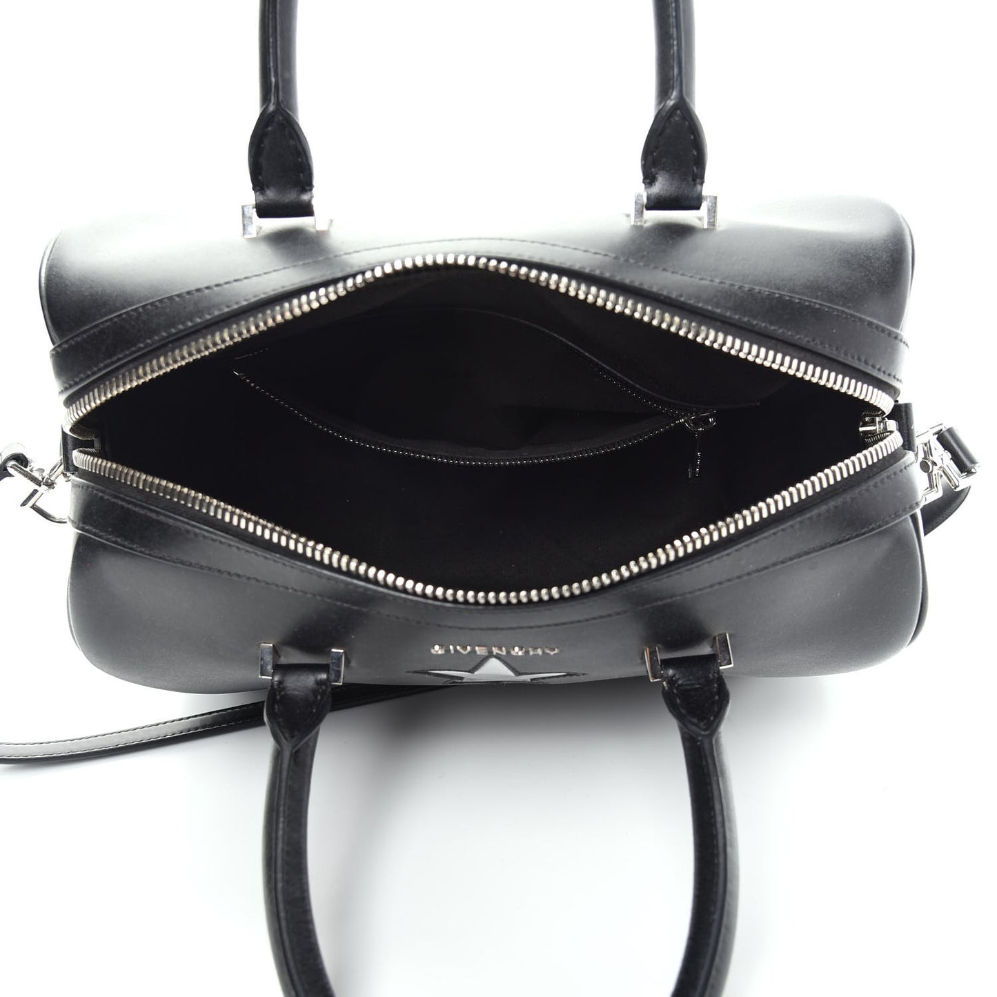 Calfskin Star Medium Lucrezia Black Silver