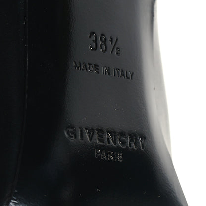 Givenchy Grained Calfskin G Cube Knee High Boots 38.5 Black 7 of 7