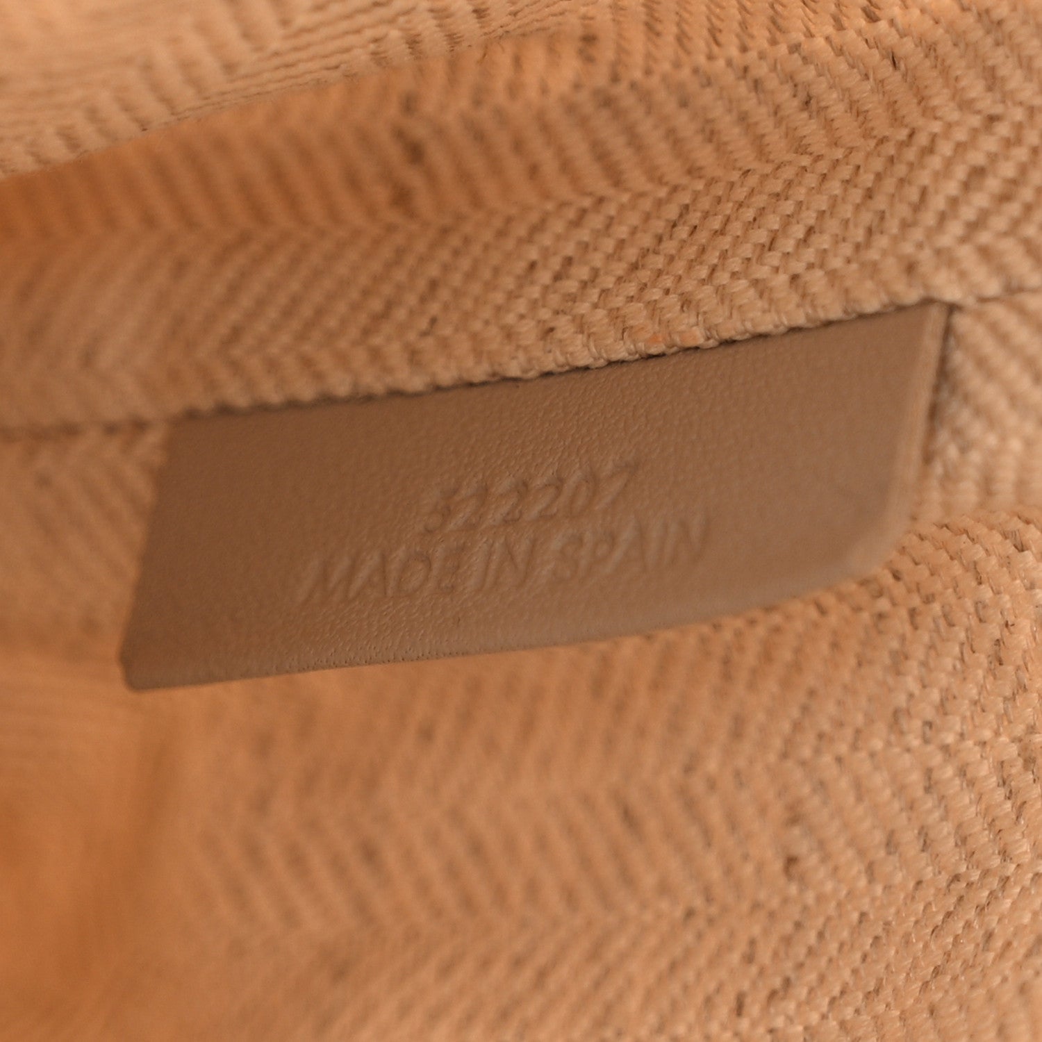 Loewe Jacquard Anagram Calfskin Pouch Tan 7 of 7