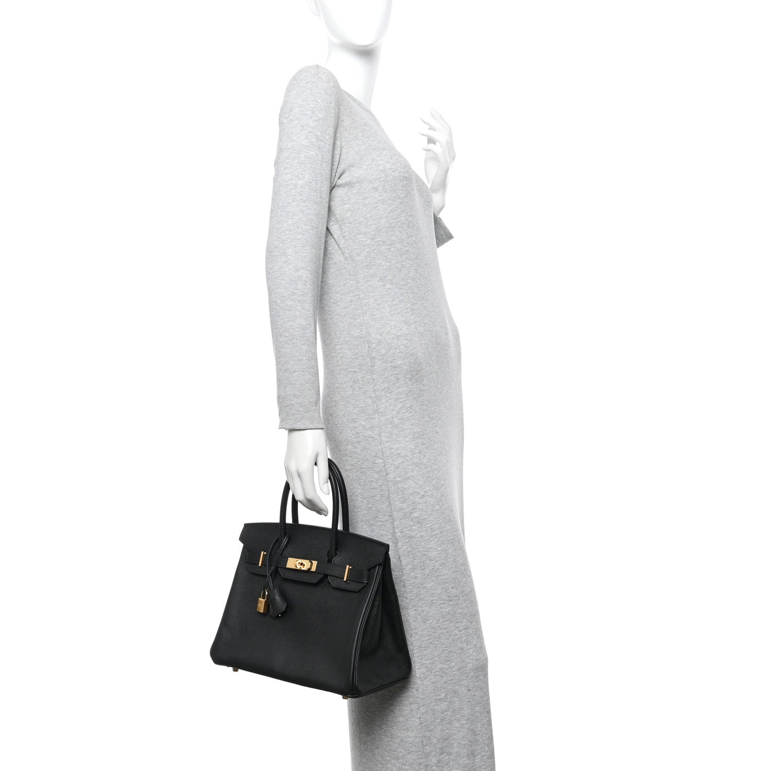 Hermes Epsom Birkin 30 Black 2 of 11