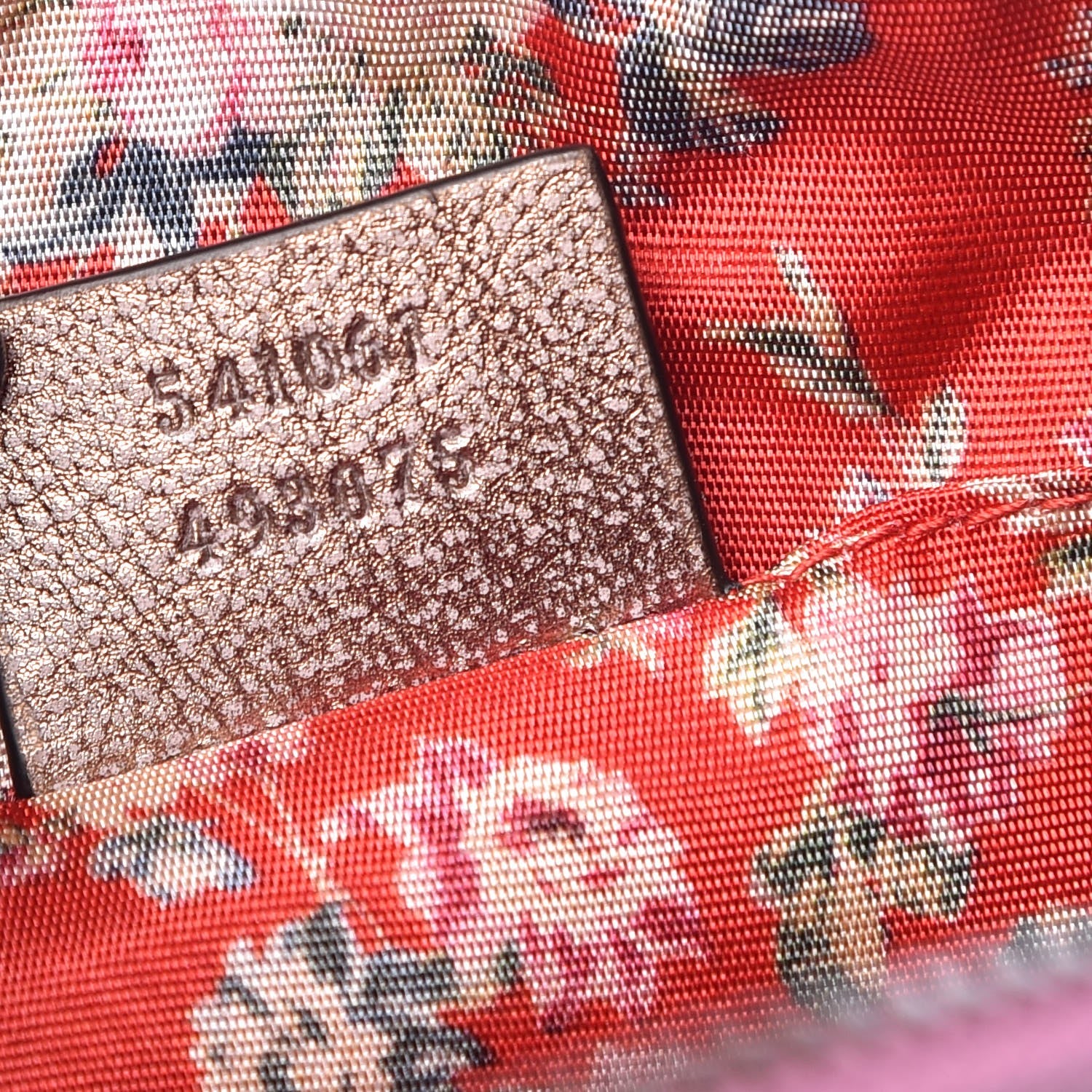 Gucci Laminated Nappa Trapuntata Small Zumi Shoulder Bag Rosa Lago Rame 7 of 8