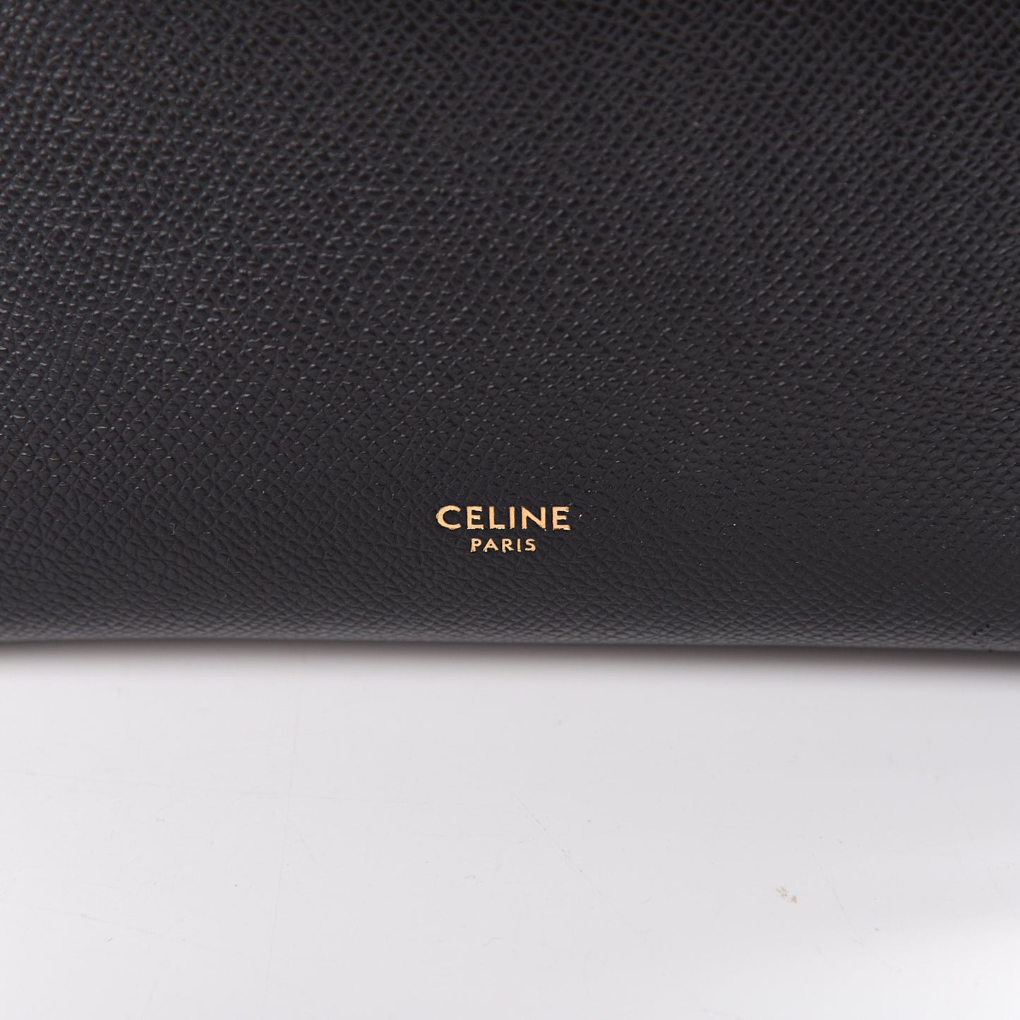 Grained Calfskin Micro Belt Bag Black