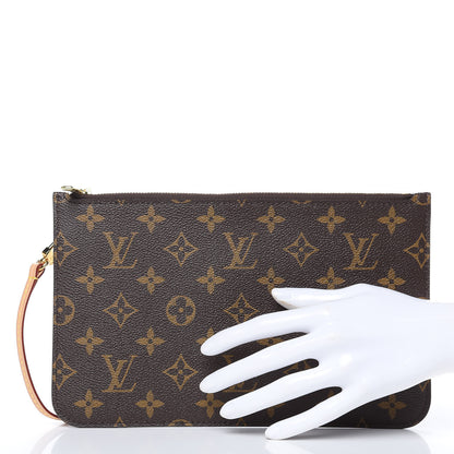 Louis Vuitton Monogram Neverfull MM GM Pochette 2 of 7