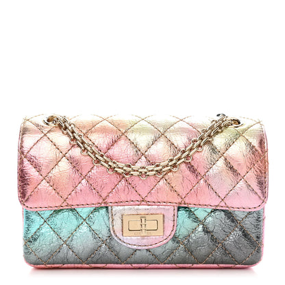 Chanel Metallic Goatskin Quilted Mini 2.55 Reissue Flap Multicolor 1 of 10