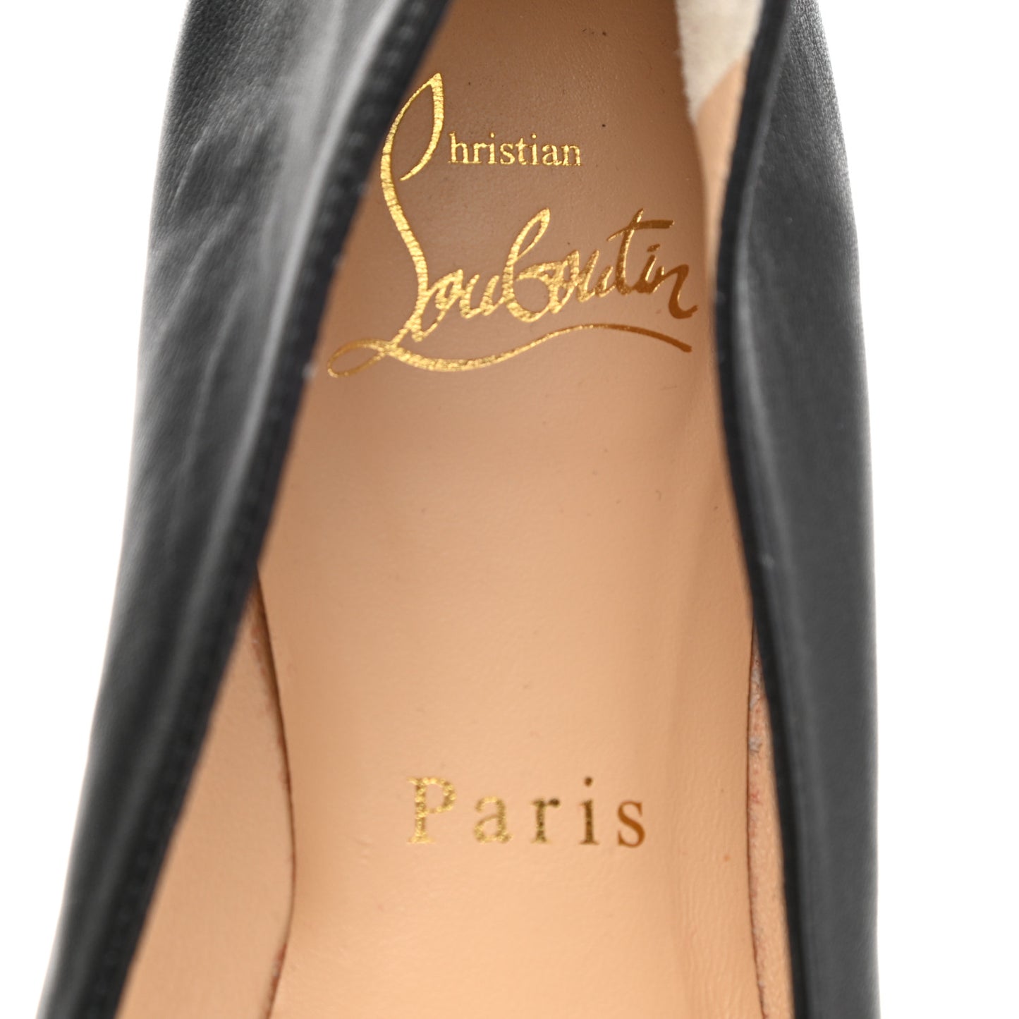 Shiny Nappa Ballalla Flats 37.5 Black