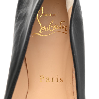 Christian Louboutin Shiny Nappa Ballalla Flats 37.5 Black 7 of 8