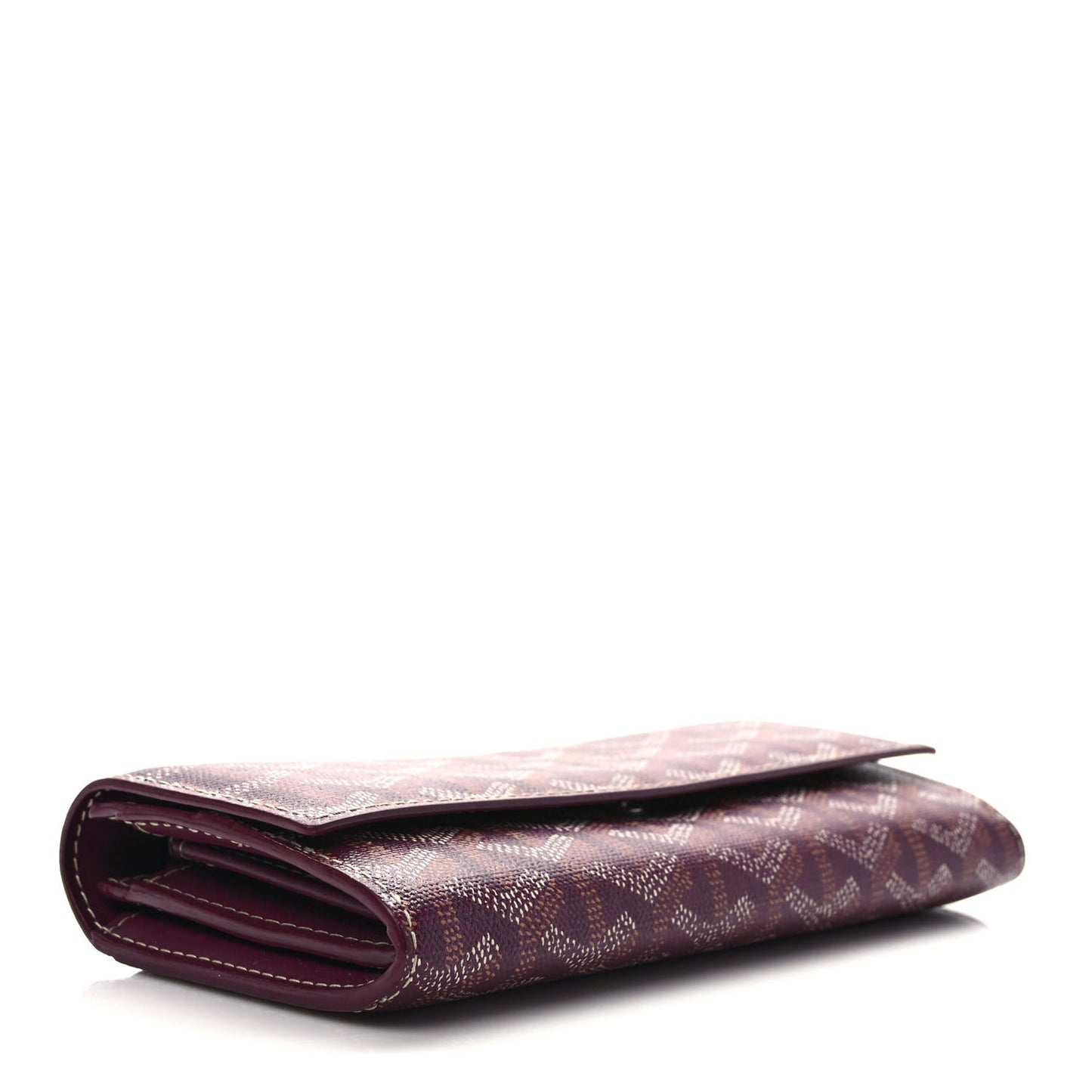 Goyardine Varenne Long Wallet Burgundy