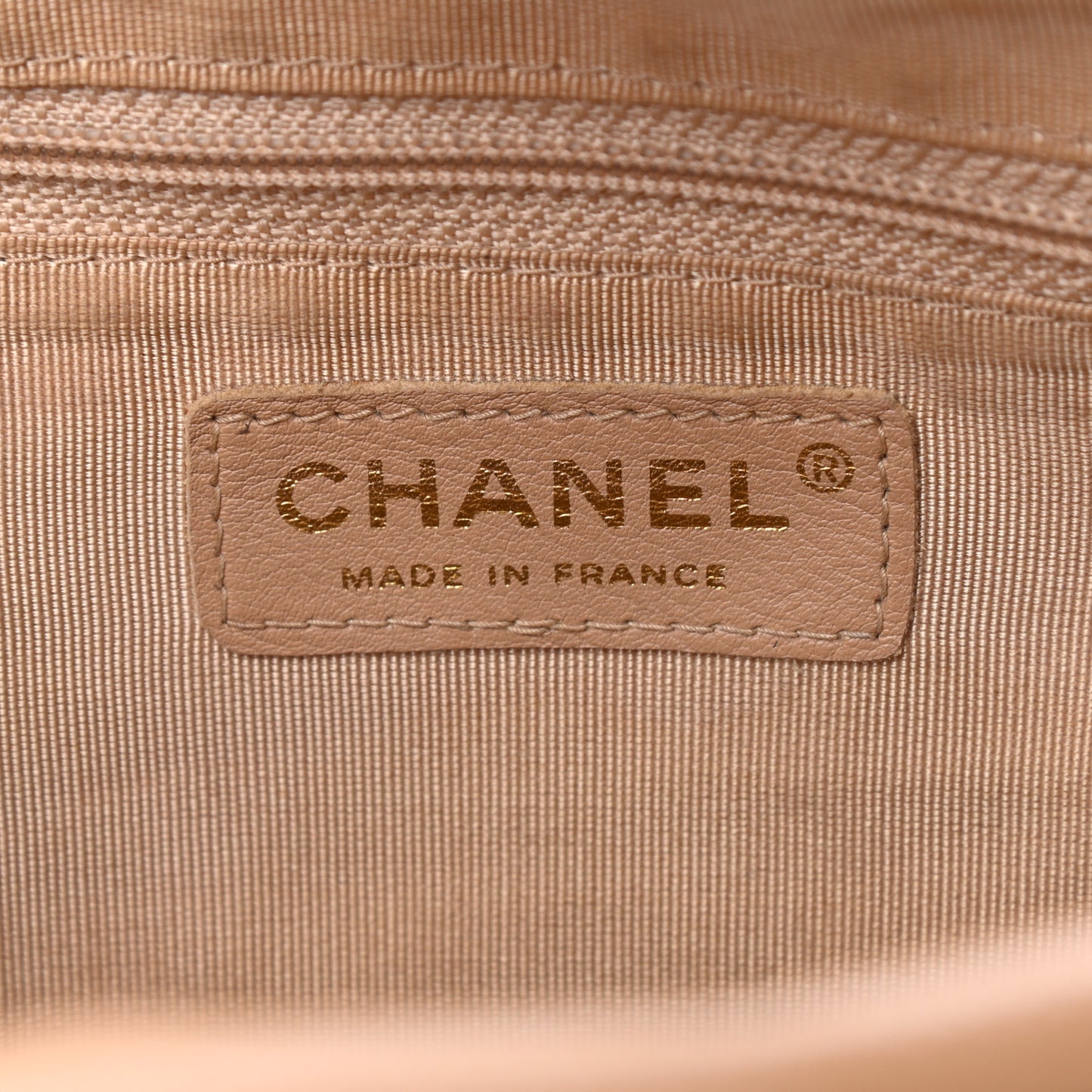 Caviar Quilted Small Bowler Beige