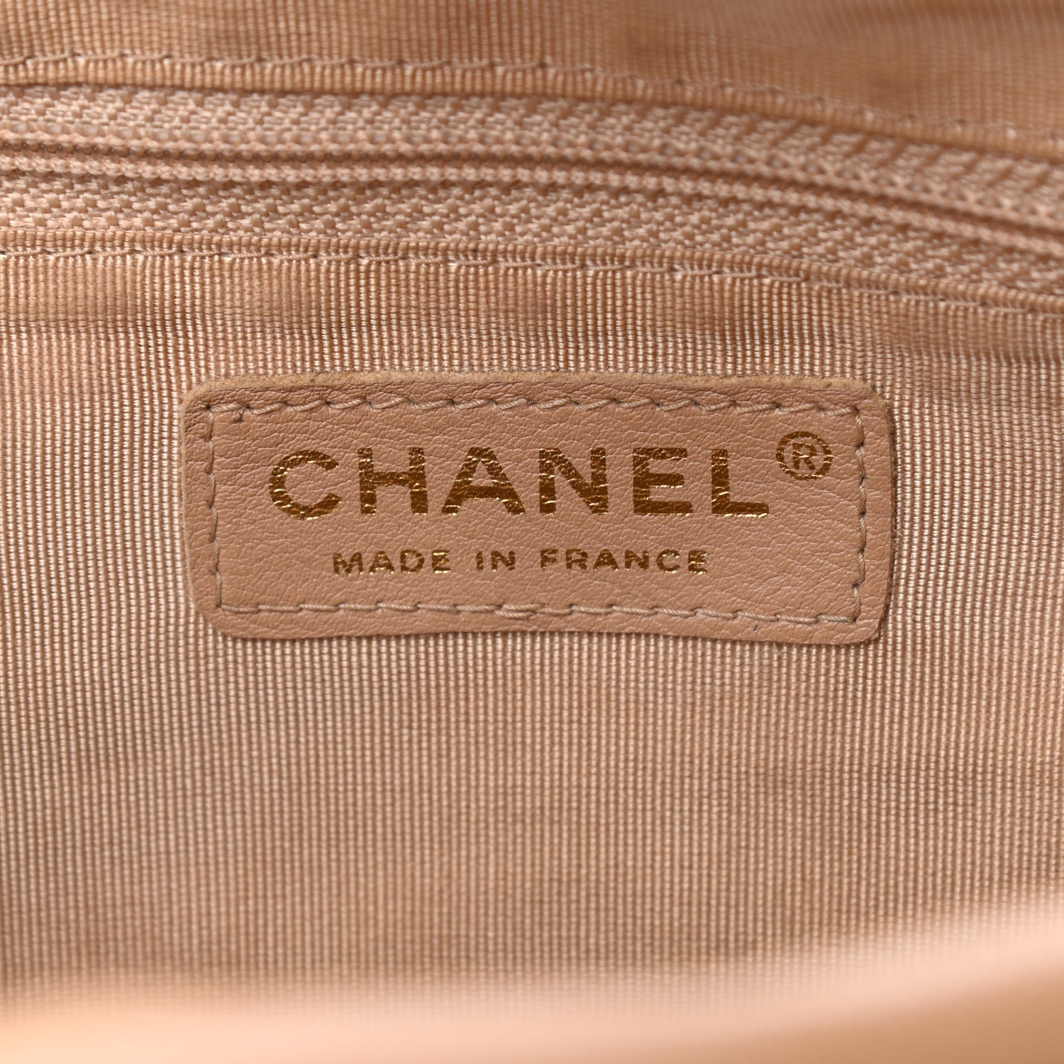 Chanel Caviar Quilted Small Bowler Beige 6 of 14
