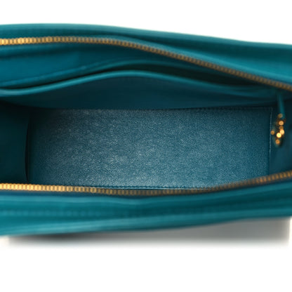 Chanel Lambskin Jumbo Shoulder Bag Blue 5 of 11