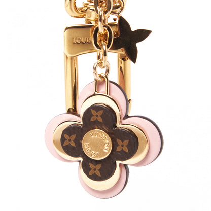 Louis Vuitton Monogram Blooming Flowers BB Bag Charm Key Holder Pink 3 of 3