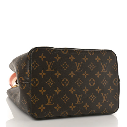 Louis Vuitton Monogram Braided Neonoe MM Peach Cream 6 of 19