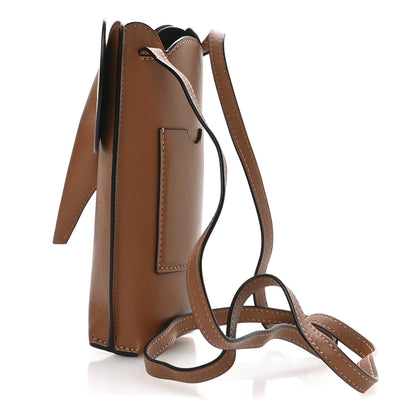 Loewe Calfskin Elephant Pouch Crossbody Bag Tan 3 of 10