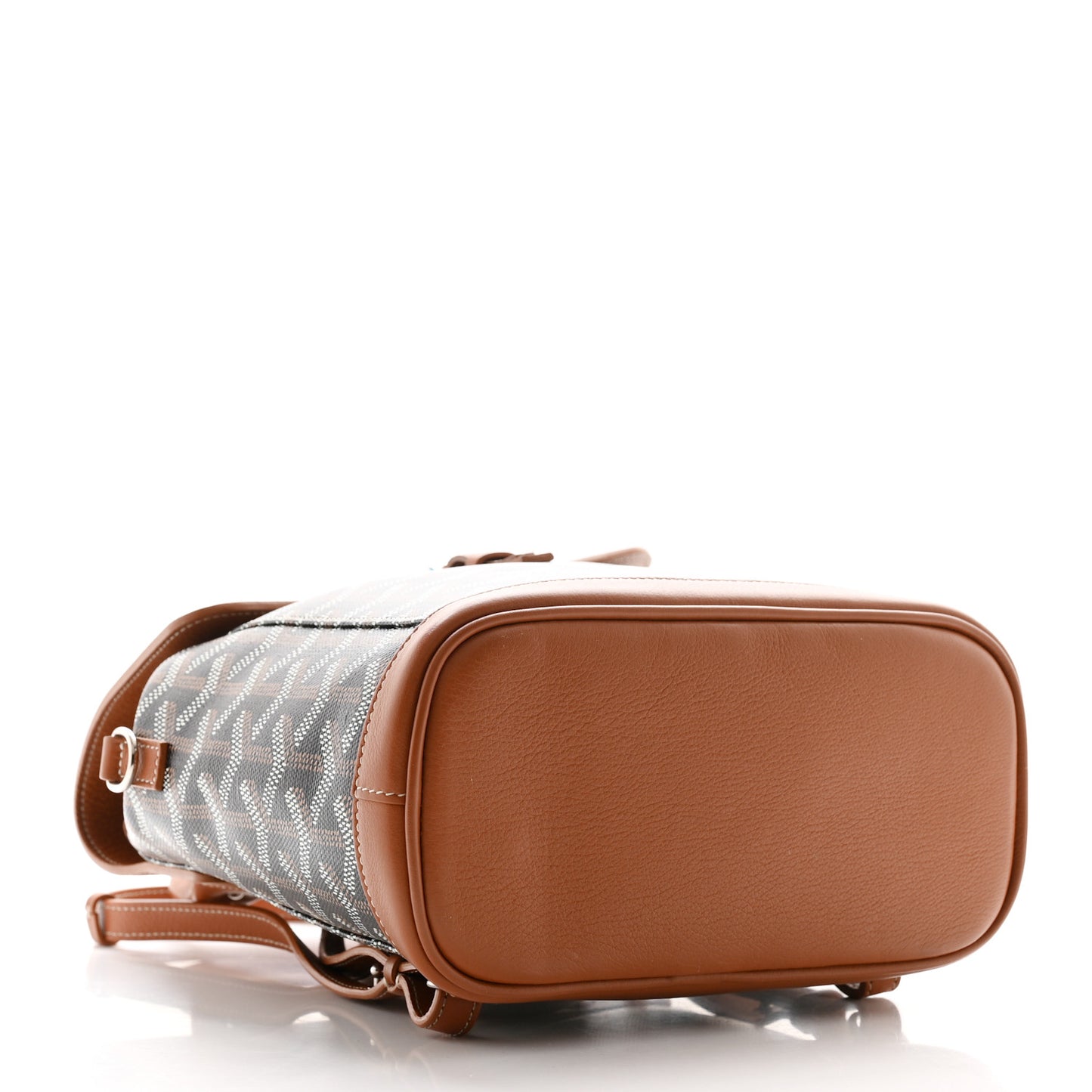 Goyardine Calfskin Mini Alpin Backpack Black Gold