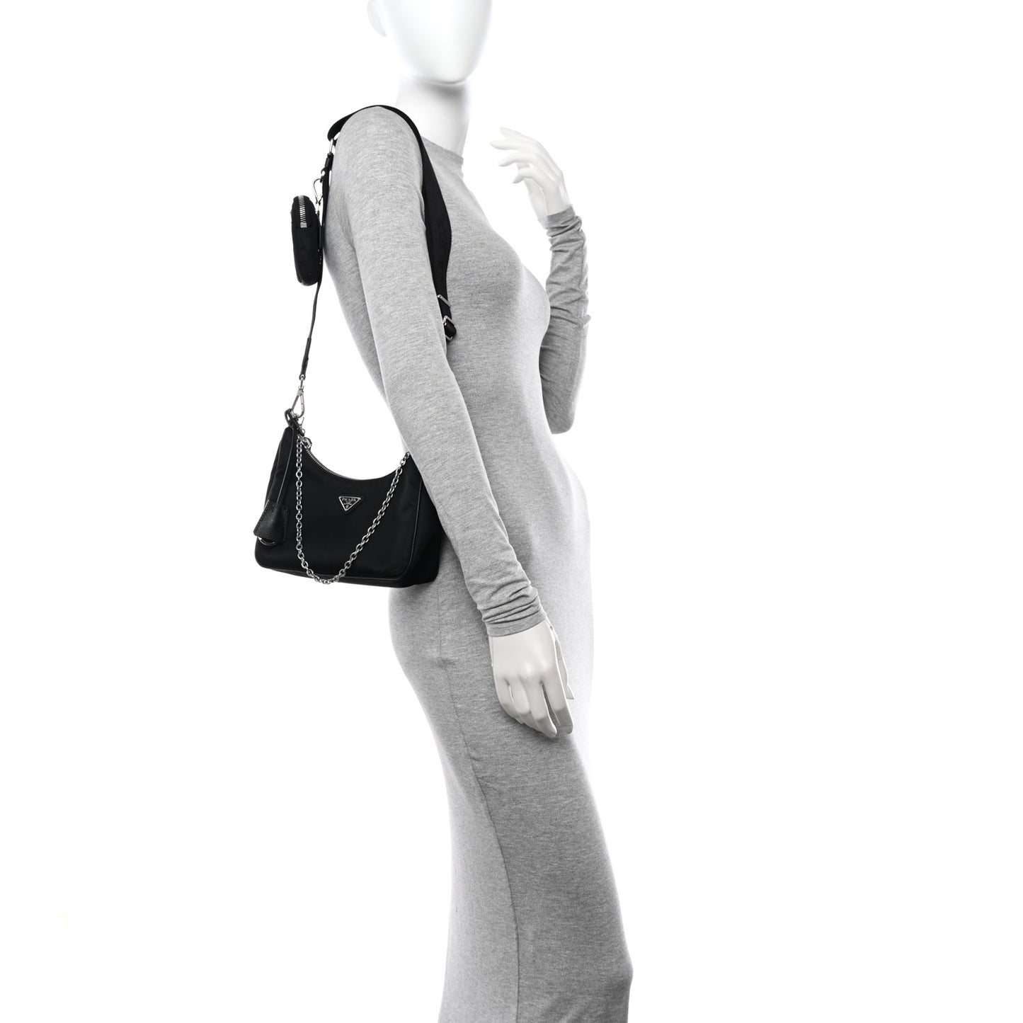 Nylon Re-Edition 2005 Shoulder Bag Black