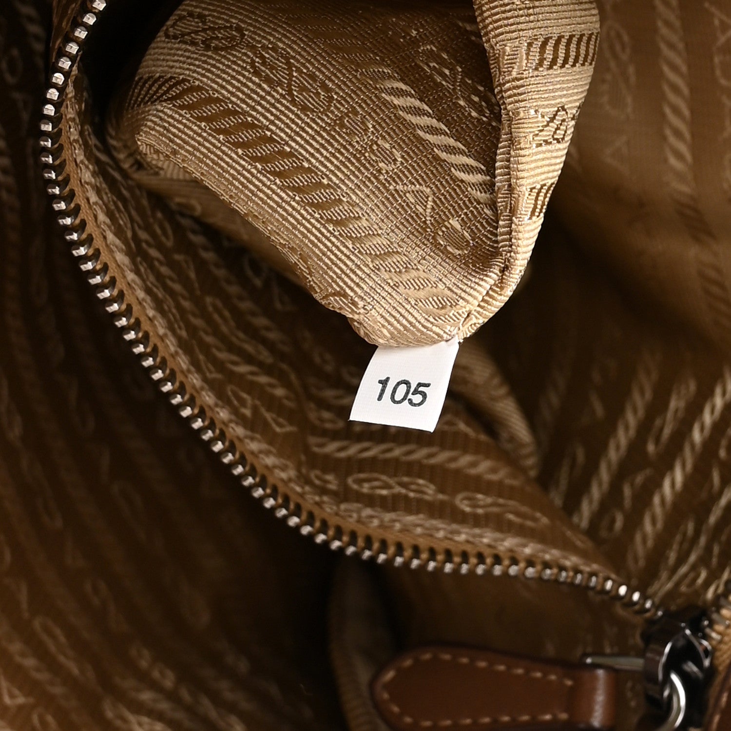 Prada Nappa Fringe Shopping Tote Noce 8 of 11