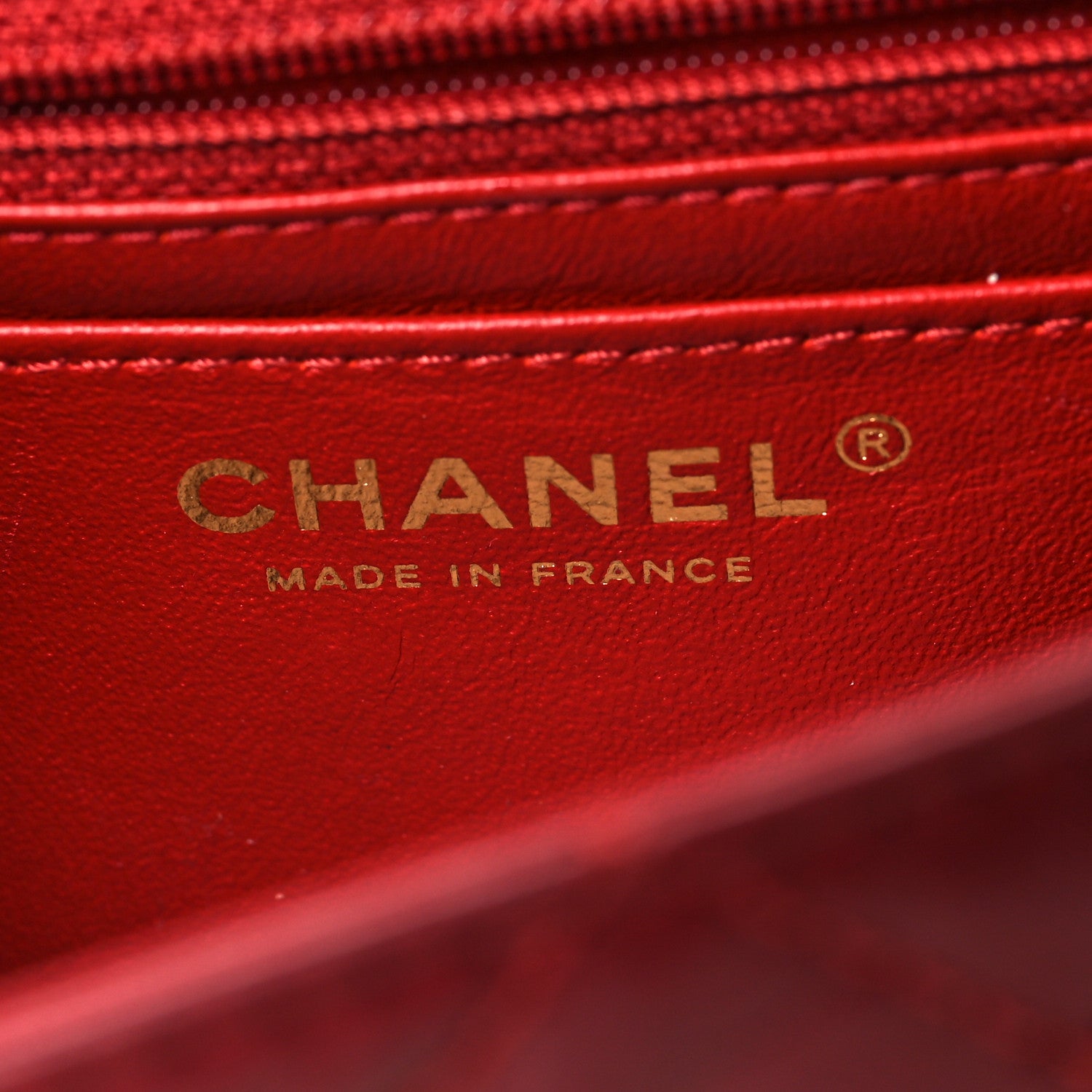 Chanel Aged Calfskin Quilted 2.55 Reissue Mini Flap Red 6 of 13