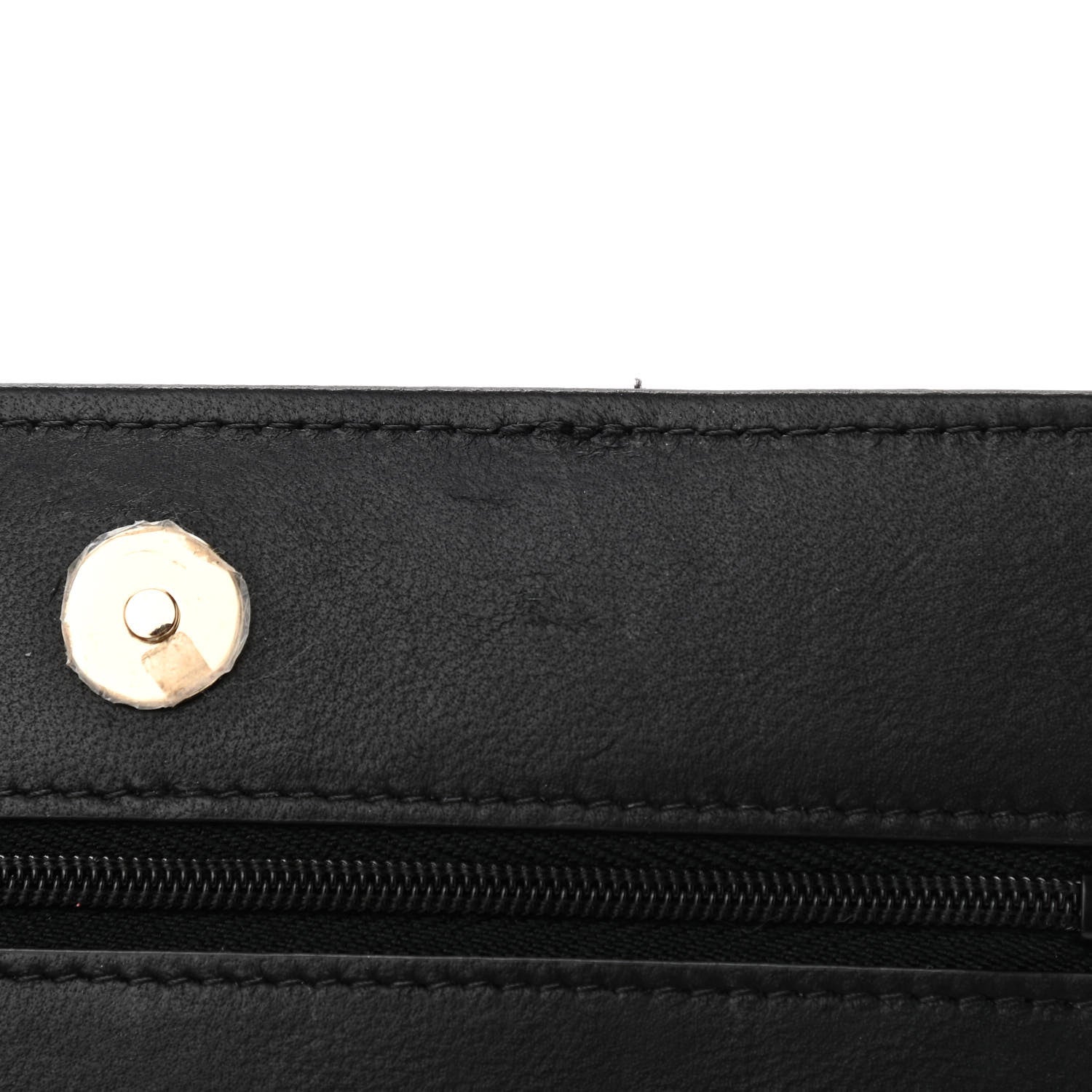 Chanel Lambskin Quilted Wallet On Chain WOC White Black 12 of 17