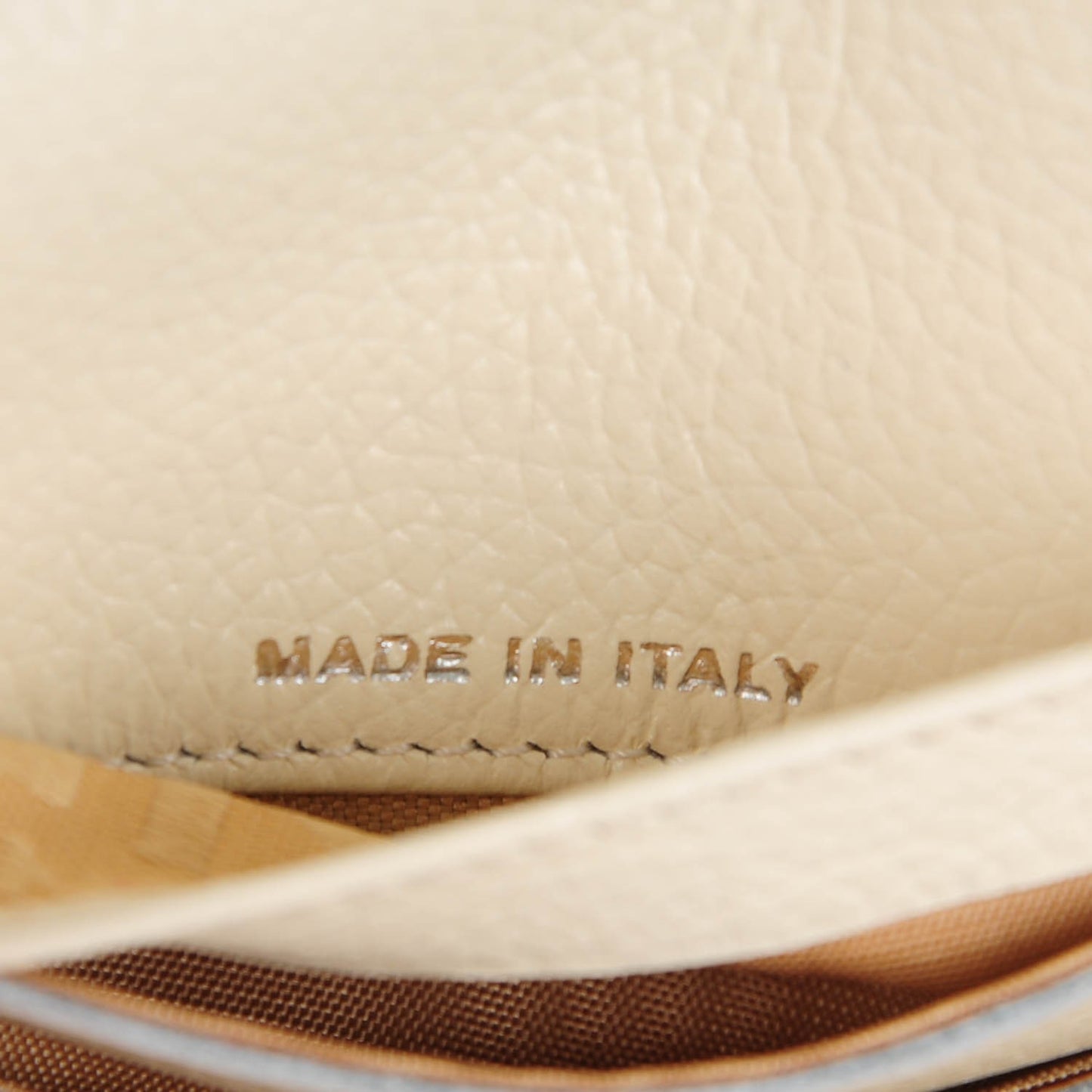 Calfskin Mademoiselle Clutch Wallet White