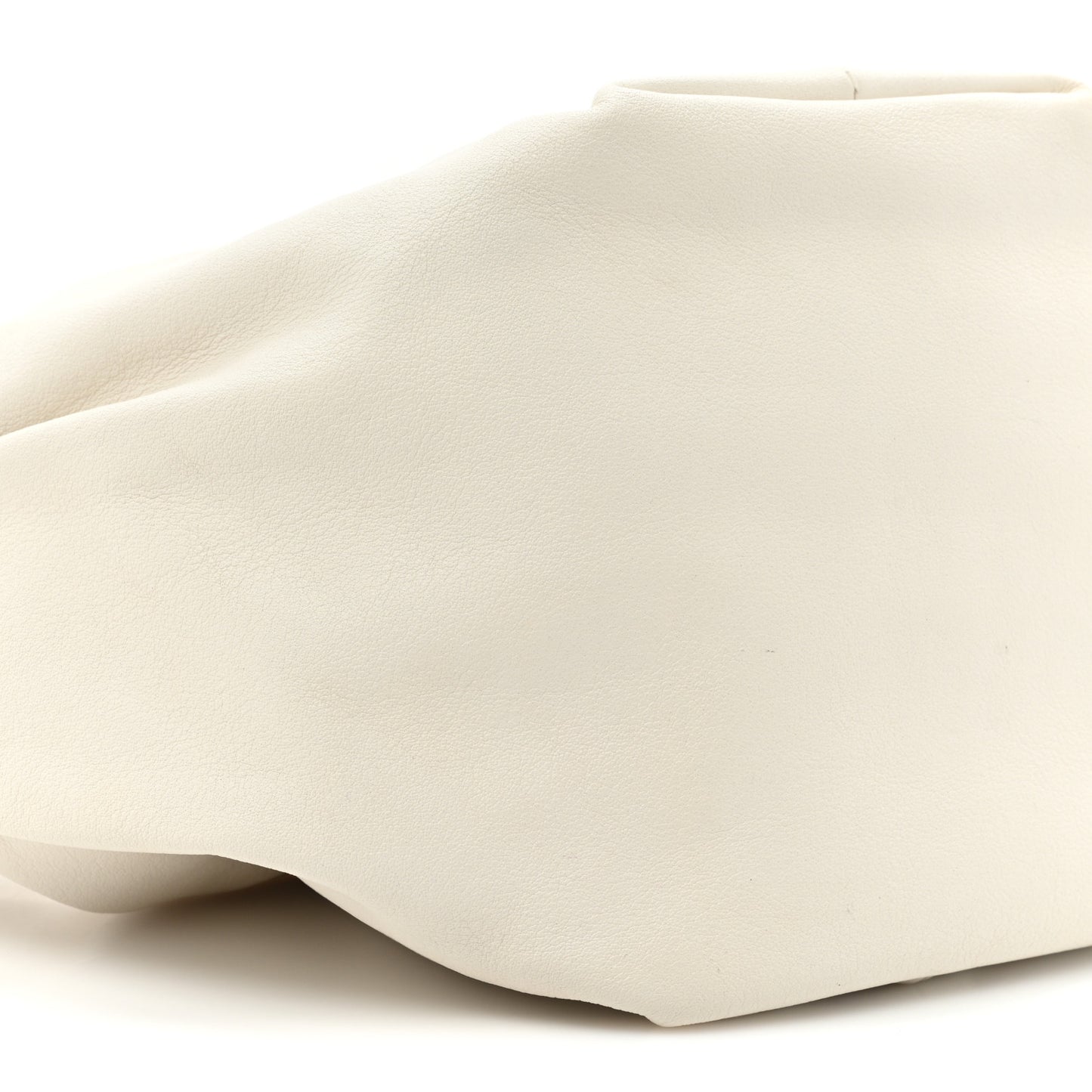 Calfskin Mini Double Knot Bag White