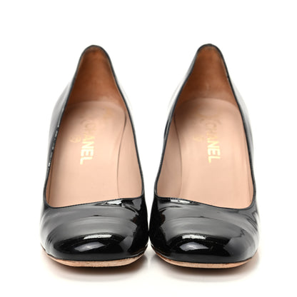 Chanel Patent CC Pumps 40 Black 2 of 11