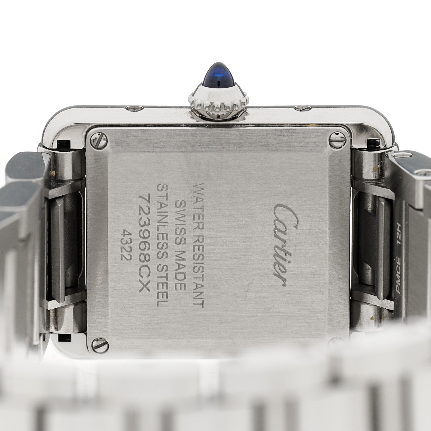Cartier Stainless Steel 22mm Tank Must Quartz Watch 4 of 5