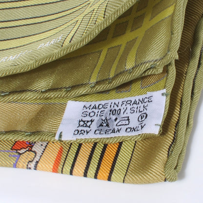 Hermes Silk Constellation Pocket Square Scarf 7 of 7