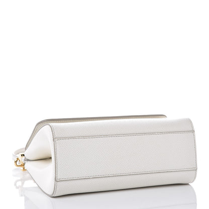 Dolce & Gabbana Dauphine Small Miss Sicily Satchel White 4 of 6