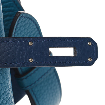 Hermes Taurillon Clemence Eclat So Kelly 22 Bleu Izmir Saphir 7 of 9