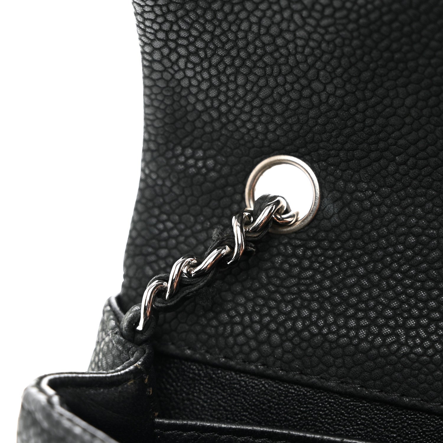Chanel Iridescent Caviar Quilted Extra Mini Flap Black 11 of 11