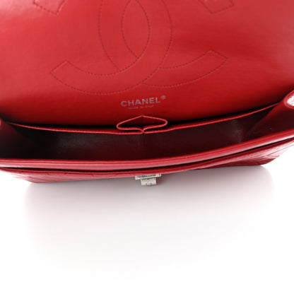 Chanel Aged Calfskin Quilted 2.55 Reissue 227 Flap Red 4 of 14