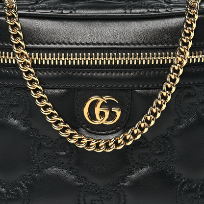 Gucci Calfskin GG Matelasse Mini Top Handle Bag Black 8 of 11
