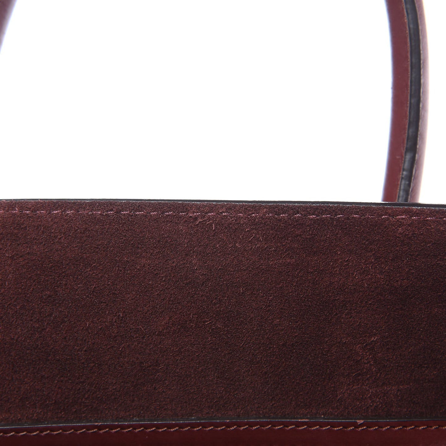 Natural Calfskin Medium Phantom Luggage Burgundy
