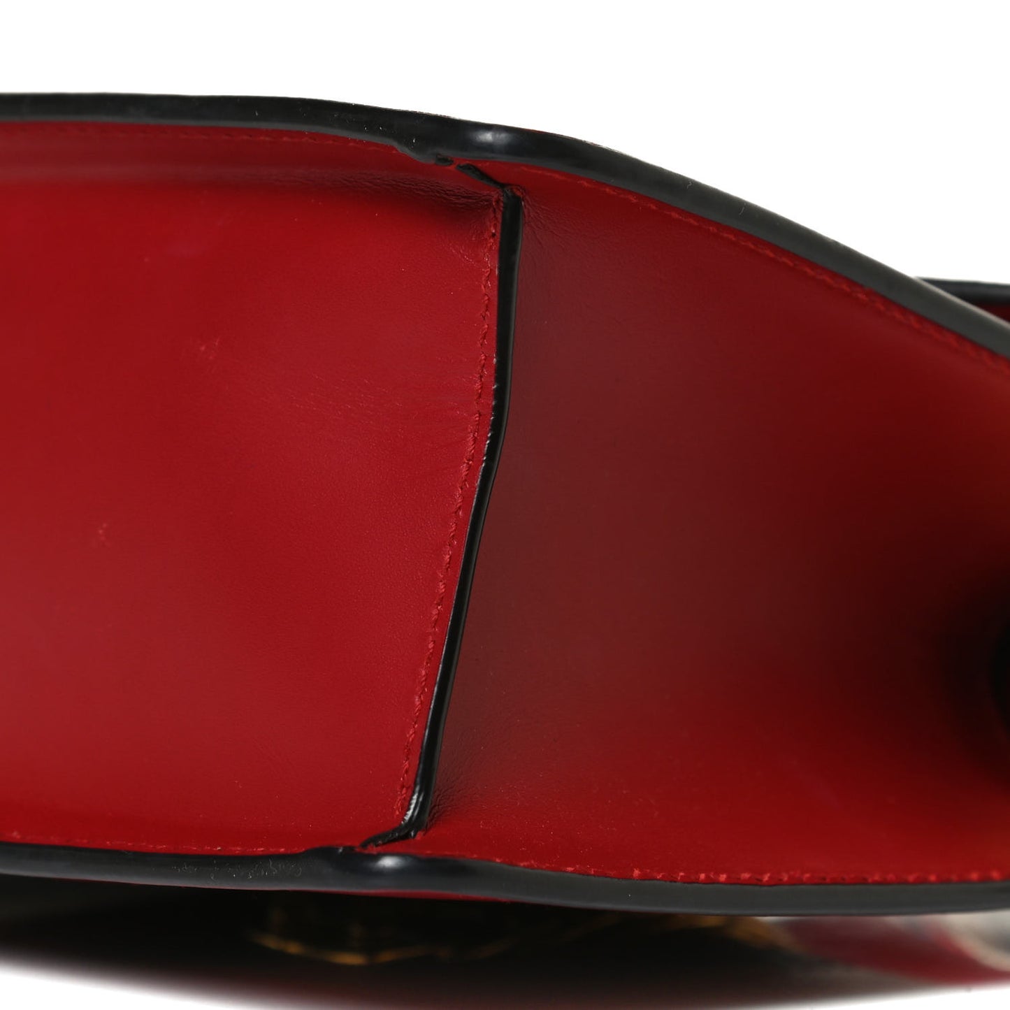 Calfskin Mini Sylvie Top Handle Bag Hibiscus Red