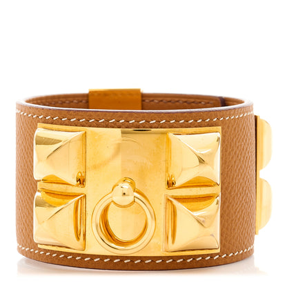 Hermes Epsom Collier de Chien CDC Bracelet T2 Gold 1 of 6