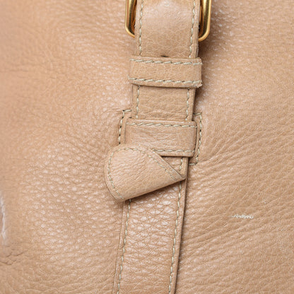 Prada Cervo Folding Tote Beige 15 of 17