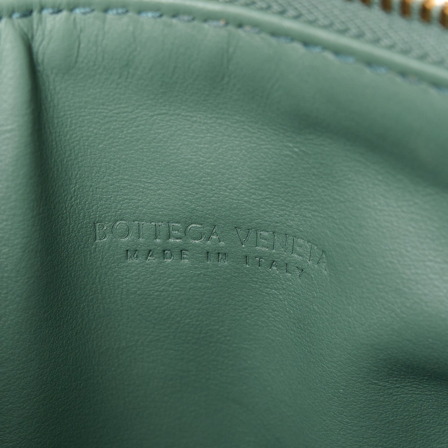 Calfskin Nappa Intrecciato Mini Wallace Aloe