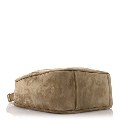 Saint Laurent Suede Large Le 5 A 7 Soft Hobo Golden Leaf 4 of 11