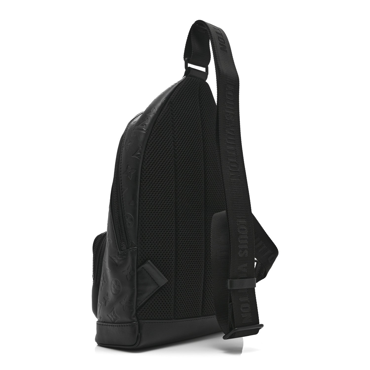 Louis Vuitton Monogram Shadow Racer Slingbag Black 3 of 10