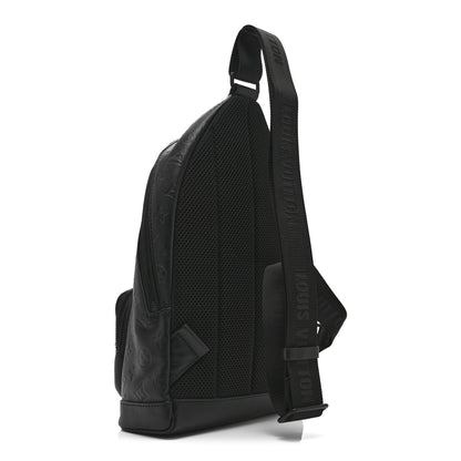 Louis Vuitton Monogram Shadow Racer Slingbag Black 3 of 10