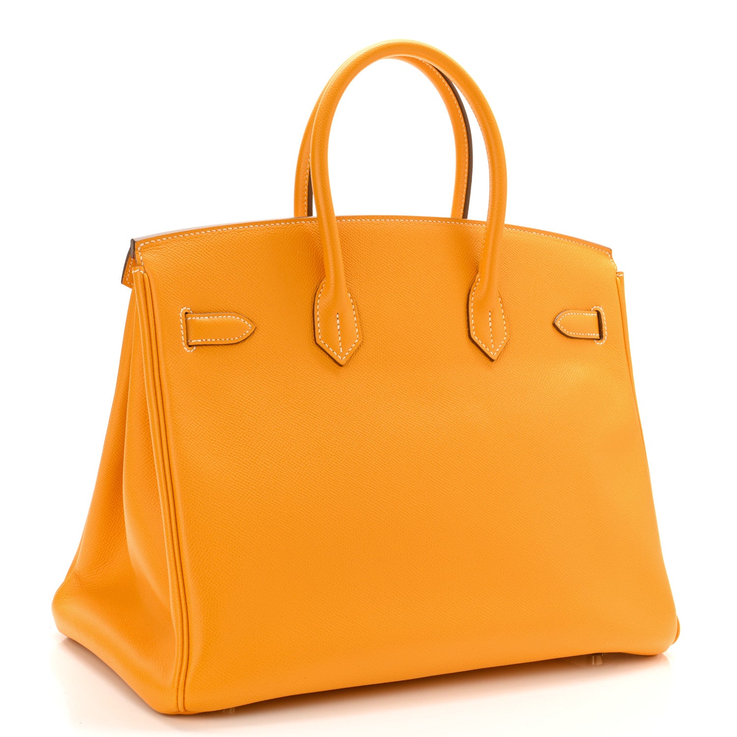 Hermes Epsom Candy Birkin 35 Jaune D'Or Feu 3 of 11