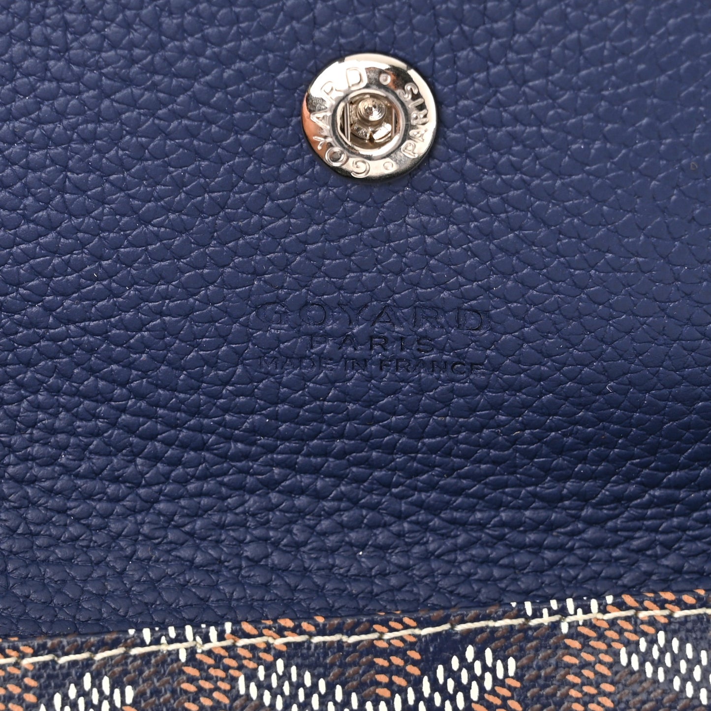Goyardine Sac Hardy Pet Carrier PM Navy