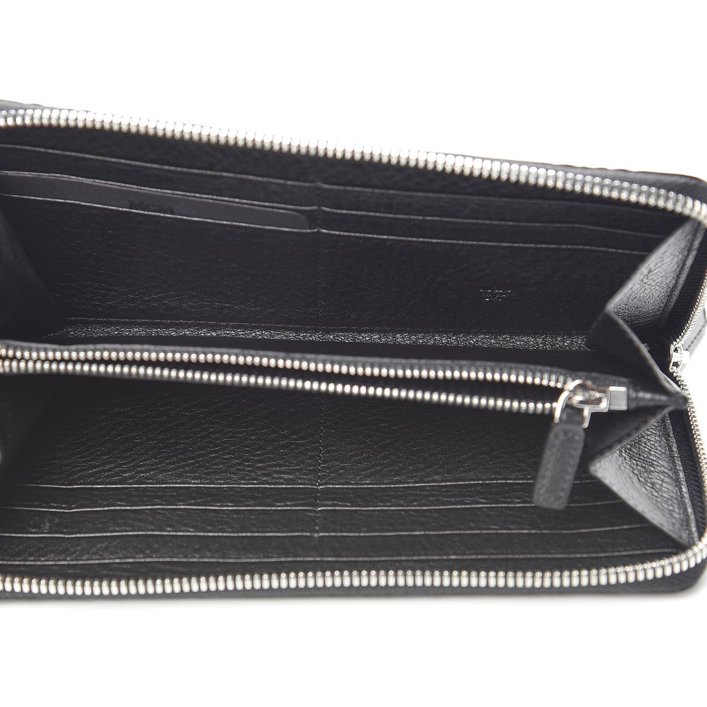 Calfskin Ottomar Monogram Klara Zip Wallet Black