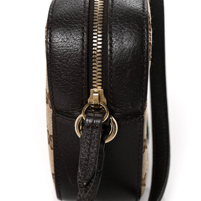 Gucci GG Supreme Monogram Web Small Webby Bee Shoulder Bag Dark Brown 12 of 13