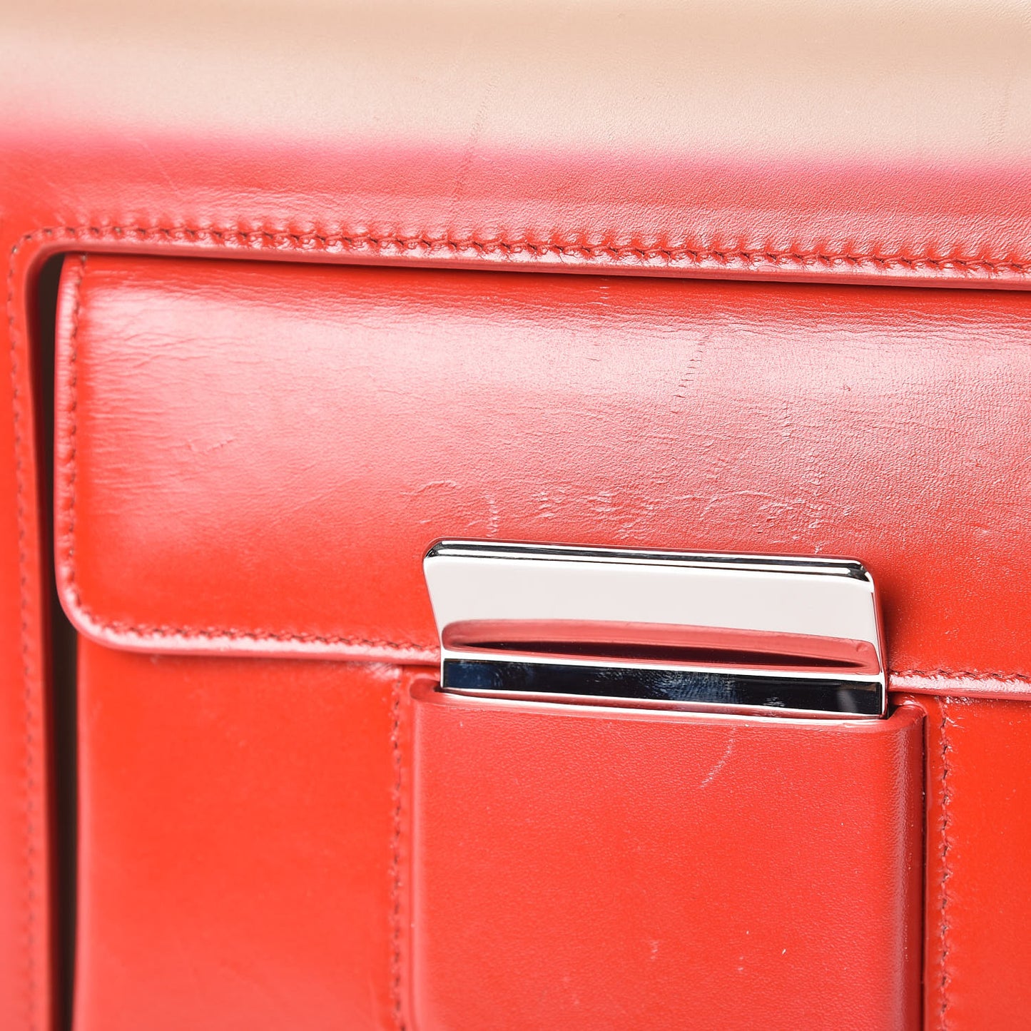Calfskin Bal58 Shoulder Bag Red
