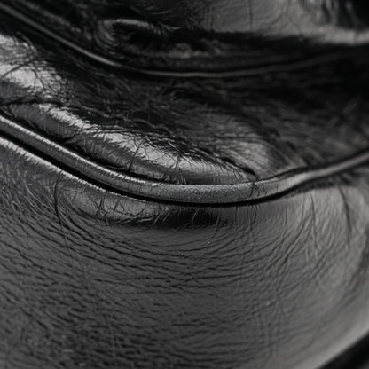 Saint Laurent Crinkled Calfskin Matelasse Monogram Medium Niki Chain Satchel Black 11 of 11