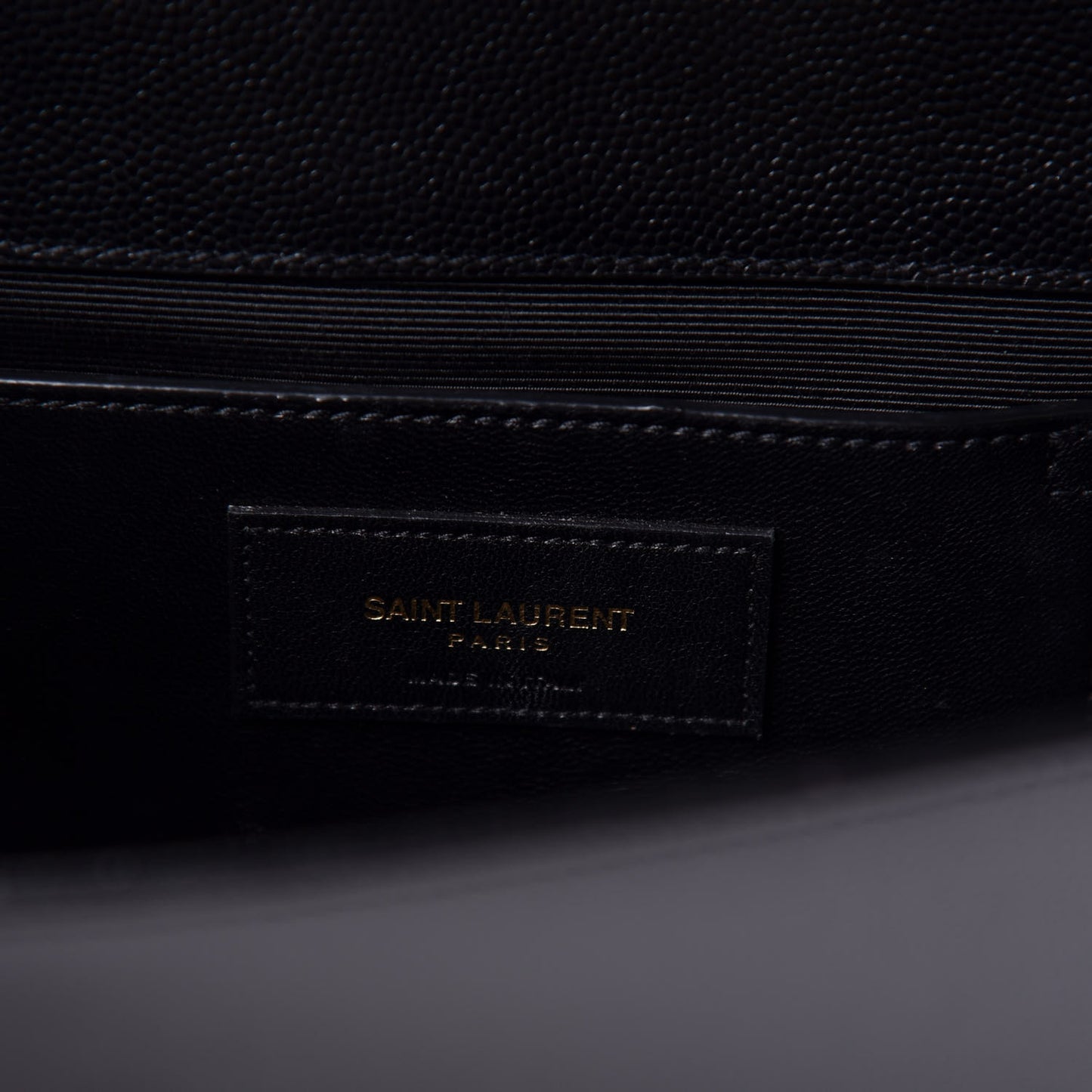 Grain De Poudre Classic Monogram Kate Clutch Black
