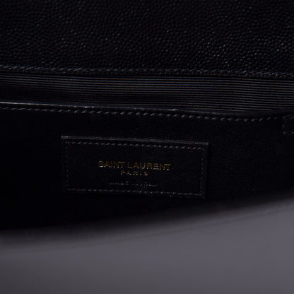 Saint Laurent Grain De Poudre Classic Monogram Kate Clutch Black 7 of 7