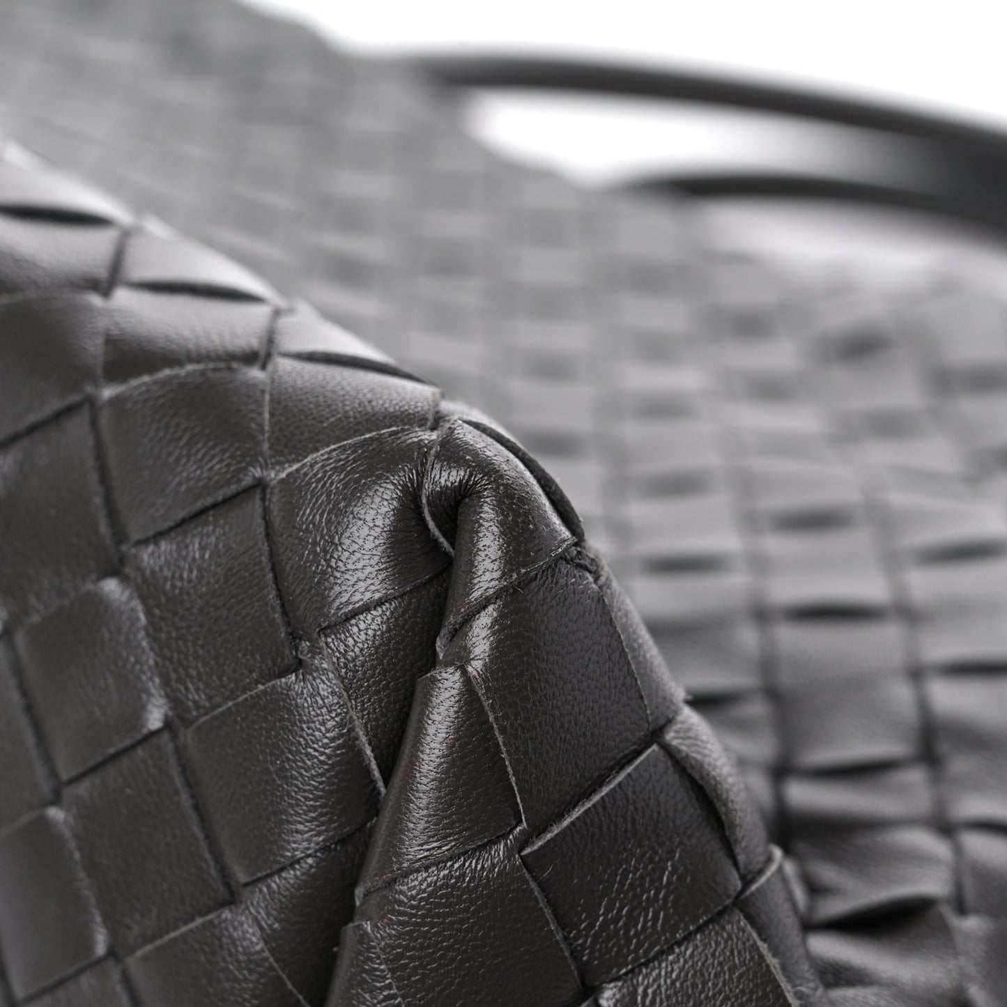 Nappa Intrecciato Tote Bag Thunder