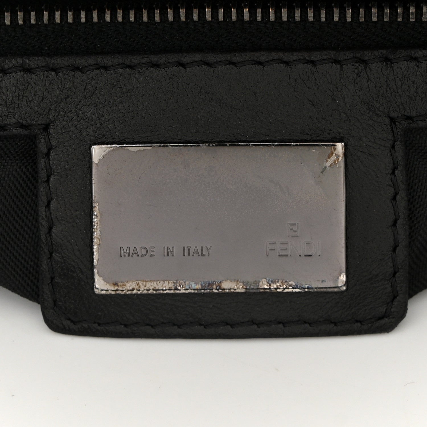 Fendi Zucchino Mama Baguette Black 6 of 10